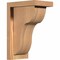 Ekena Millwork Carmel Smooth Corbel w/Backplate, Western Red Cedar, 5 1/2"W x 8"D x 12"H COR06X08X12CAR01SWR - alternate 1